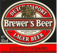 Brouwers Bier was ook in het buitenland verkrijgbaar.