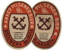 Op deze beide Anker etiketten is de perforatie duidelijk te zien.