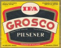 Etiket van Grosco waarin ook al het logo van IFA is te vinden.