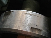 Detailfoto van een codedge zaagblad unit.