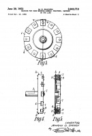 Pagina uit het patent van de codedge coderingsmachine.