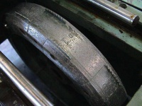 Detailfoto van een codedge zaagblad unit.